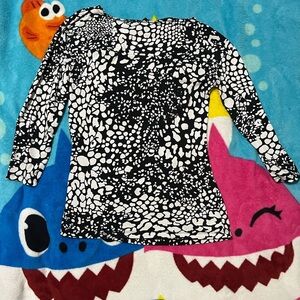 Anne Klein Womens Size M Black & White Polka Dot Blouse Pebble Blouse​​